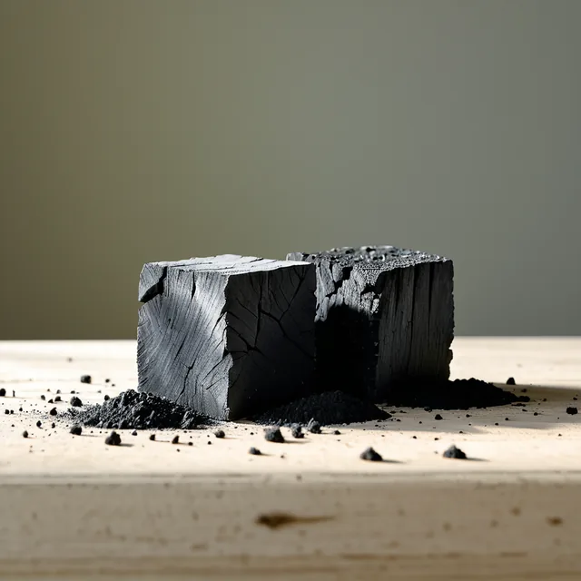 Charcoal Chunk Thrown